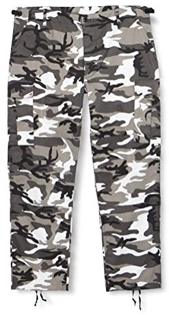 Mil-Tec US Feldhose Typ BDU • Taktische Herren Cargohose mit 6 Taschen & Knieverstärkung • Robuste Einsatzhose aus Baumwolle & Polyester • Verstellbare Bundweite & Beinabschluss mit Zugband