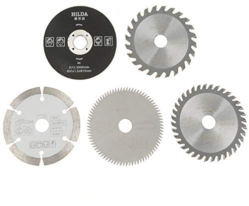5 STÜCKE Mini Kreissägeblatt Feinbearbeitung Trennscheiben Durchmesser Innen-15mm Außen-85mm für Schneidwerkzeug