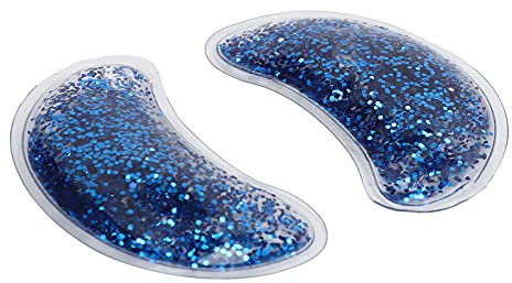 Masque Pour Les Yeux En Gel, Pack De Glace Pour Les Soulage Les Yeux Réutilisable Pour La Thérapie Par Le Froid Chaud,Soulagement Pour Coussins Thermiques Chaud Et Froid Fatigués(Bleu)