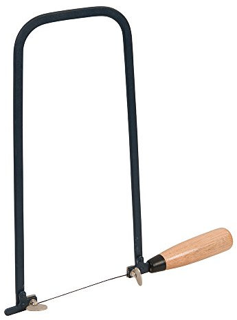 300mm Precision Fretsaw - Forward & Reverse Action Saw - Light Material Cutting | Softwood | Artificial Woods | MDF | Accurate Cutting Action - Circle & Curve Bow/Coping Throat Hand Tool