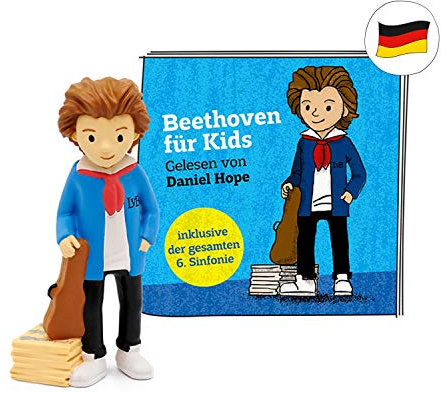 tonies Hörfiguren für Toniebox, Beethoven für Kids – Gelesen von Daniel Hope, Hörbuch inkl. Beethovens gesamter 6. Sinfonie, für Kinder ab 4 Jahren, Spielzeit ca. 80 Minuten