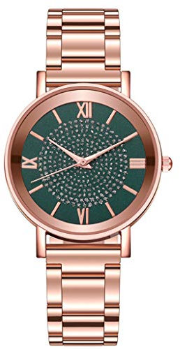 Armbanduhr Damen Uhren Schmuck Quarzuhr Analog Edelstahlarmband Muttertagsgeschenk Geburtstagsgeschenk Mode Frauen Mädchen Luxusuhren Quarzuhr Edelstahl Zifferblatt Casual Bracelet Schmuck Armbanduhr