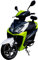 Elektroroller Falcon, 3400 Watt, E-Roller mit Straßenzulassung, Elektro-Roller, herausnehmbarer Lithium-Akku, 80 km Reichweite, 45 km/h, Produktvideo, Grün