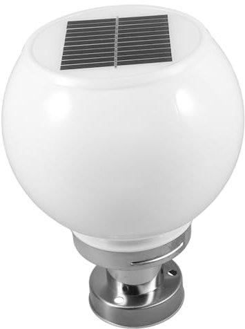 Homoyoyo Luce Da Giardino A Led Ad Energia Solare Lampada Da Esterno Con Sensore Di Movimento Facile Da Installare Rotonda Da 200 Mm Elegante Argento