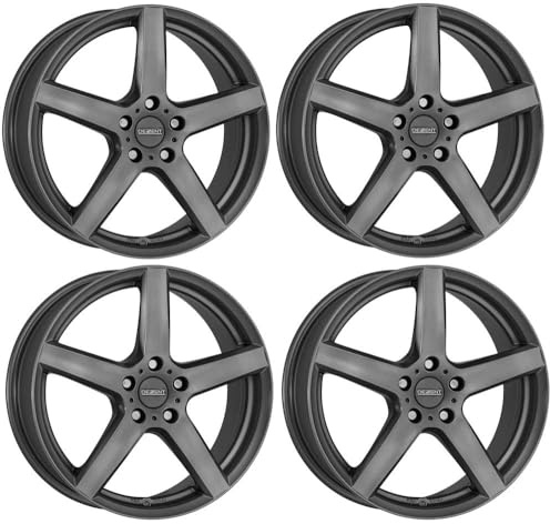 4x Dezent Felgen Alufelgen TY graphite 7.0Jx17 ET49 5x112 kompatibel mit Skoda Octavia Superb Karoq Octavia