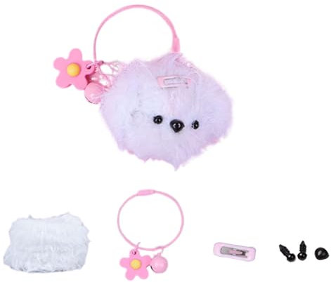 ISAKEN Pfeifenreiniger Zubehör, Plüsch Puppe Pfeifenreiniger Basteln Plüsch Rohr Stiele DIY Plüsch Twisting Stick Material Plüsch Rohrreiniger für Kreative DIY Projekte Basteldeko