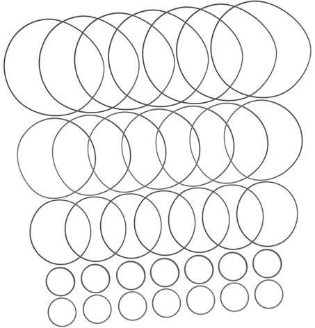 Operitacx 50 Pièces Ceinture De Magnétophone Platine Cassette Enregistreurs Cassette Cassette Lecteur De Cassettes Enregistreur Ceintures De Bande De Cassette Ponts pour Black Caoutchouc