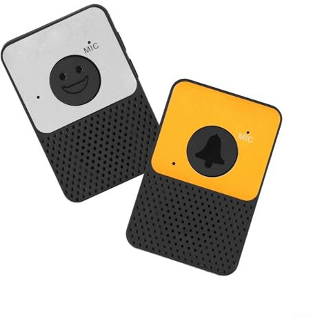Timbre inalámbrico de intercomunicador de voz dúplex completo, timbre inalámbrico, campanas de puerta inalámbricas, intercomunicador con receptor transmisor