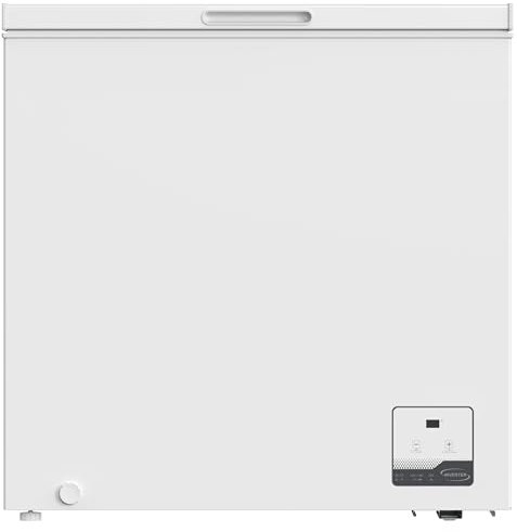 SCHOEPF – GT200SD Gefriertruhe 199 L – Weiß – 83,5 x 82,3 x 55,6 cm – Energieklasse D – Schnellgefrieren – 41 dB – 160 kWh/Jahr – LED-Beleuchtung – Freistehend