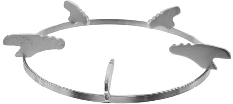 NUOBESTY Support Pour Wok Antidérapant En Fer Robuste Pour Cuisinière à Gaz, Accessoire De Cuisson Pratique Pour Maison Et Restaurant, Usage Quotidien