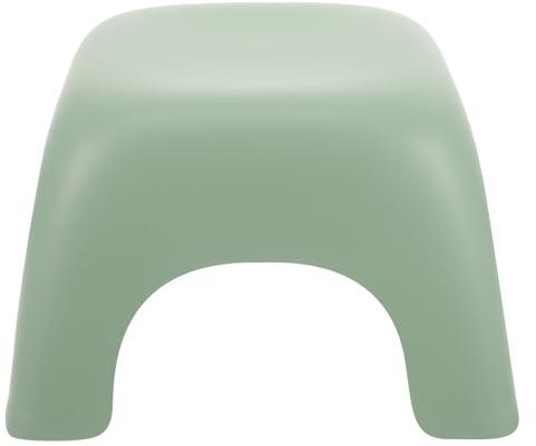 POPETPOP Tabouret Antidérapant en Plastique Vert Petit pour Garçon et Filles Marchepied Robuste et Léger Siège D’Appoint pour Salle de Bain Salon et Chambre Escabeau Pratique pour