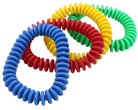 HAEST – Tauchring für Kinder in in Rot (Ø 16 cm, 150 g) – Schwimmspielzeug aus Kunststoff für Pool, Schwimmbad & Tauchtraining in der Schule