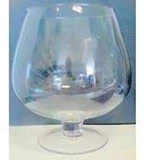 Oberstdorfer Glashütte Copa de coñac el Cristal XXXL Gigantes Copa de coñac Vidrio Claro para coñac la Altura Aprox. 23-24 cm de Contenido 4,5 litros