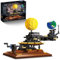 CaDA Master C71004w Technik Erde Mond Sonne Bausteine, 865 Teile MOC Bausatz, Designer: JK Brickwords(Kommt mit luxuriöser Originalverpackung)