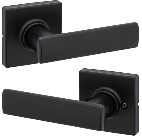 Kwikset 92001-593 Lever, Matte Black