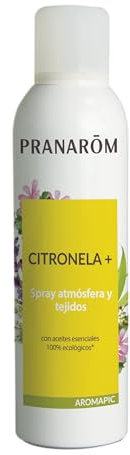 PRANARÔM - Aromapic Spray Anti-Zanzare Ambiente e Tessuti Naturale - Repellente con Oli Essenziali HECT - Protezione contro gli Insetti -150 ml
