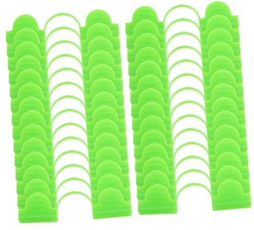 BESPORTBLE 50stücke Pack Gartenklammern Gewächshausklammern Kunststoff Winddichte Clips Für Gewächshausfolie Thermische Folienbefestigungsklammern