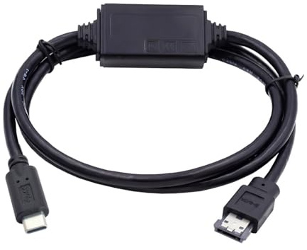 NGFF USB 3.1 Type-C USB-C 5Gbps to Power Over eSATA DC5V Adapter USB2.0 to HDD/SSD/ODD eSATAp Converter