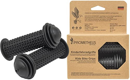 PROMETHEUS BICYCLES Fahrradgriffe Kinder I Lenkergriffe Fahrrad Kinder I Kinderfahrradgriffe 22.0 bis 22.2 mm Schadstofffrei, Phthalate frei für Kinder Laufrad Roller Kinderfahrrad