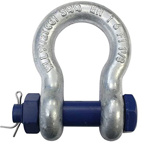 2 Stk. ELLER Schäkel geschweift, Tragfähigkeit 9,5t / 9500kg
