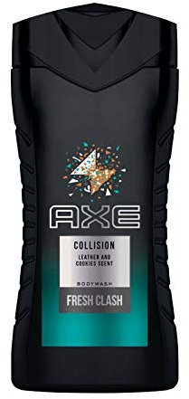 Axe Men Duschgel Collision - Leather + Cookies - 3er Pack (3 x 250 ml)