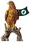 VERDOBA - Adler Figur aus Polyresin, Gross - Kunstharz Adler Statue, frostfest & lebensgroß - Gartenfiguren für außen XXL - Gartendeko Figur groß