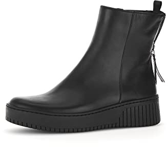 Gabor Women Ankle Boots, Ladies Biker Boots,Removable Insole,Winter Ankle Boot,Boots,Half Boots,Biker Boot,Lined,Black (Schwarz) / 27,40 EU / 6.5 UK