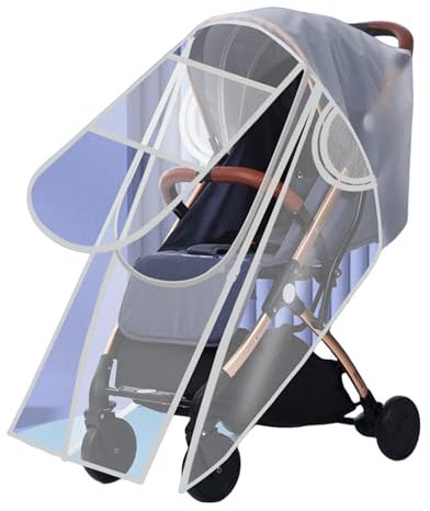 Universal Regenschutz，Baby regenverdeck für buggy，für Buggy und Sportwagen Kinderwagen Kinderwagenschirm aus EVA-Material, Schutz vor Regen und Wind und gute Luftzirkulation