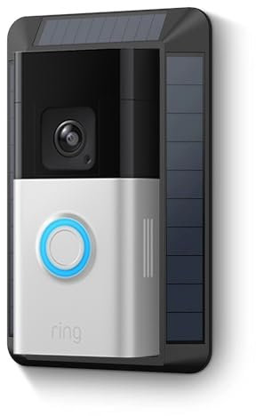 Descubre el Ring Battery Video Doorbell Pro + Cargador solar de Ring (2.ª generación) | Videotimbre Pro con batería, vídeo de cuerpo entero, detección de movimiento 3D