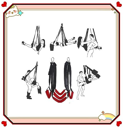 LQSSA ̶𝙨̶𝙚̶𝙭̶ ̶𝙩̶𝙤̶𝙮̶ ̶ Nylon-Yogaschaukel, Geeignet Für Paarschlafzimmer, Sportspiele, Gartenfreizeit Usw