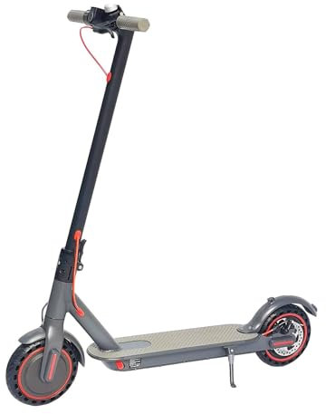 EMOKO Patinete Electrico Adultos, 30km de Autonomía, Patinete Eléctrico con 350W Motor, 36V 10.4Ah Batería, 3 Modos Velocidad Máx 25km/h, 8,5 Pulgadas Capacidad de Carga 100kg