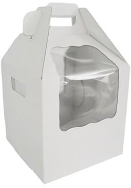 Premium Tortenkarton/Tortenbox mit Sichtfenster (30 cm)