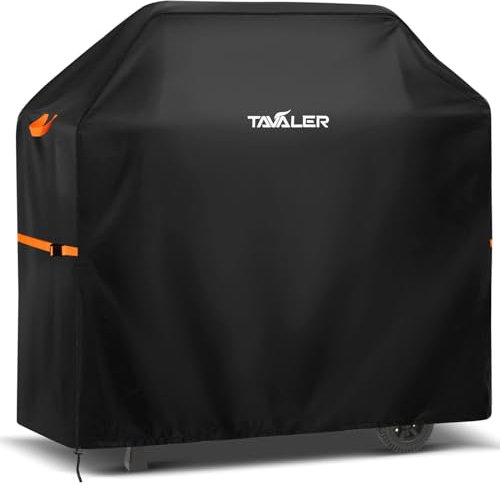 Tavaler Grillabdeckung Wetterfest-120x60x120 cm, 420D Oxford-Stoff Grill Abdeckhaube Gasgrill Abdeckung Wetterfest Grill Abdeckung Grillhaube für Weber, Enders, Char Broil Serie