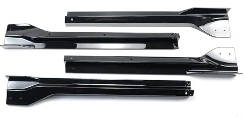 Auto Schweller Seitenschweller Für Jeep Für Grand Für Cherokee Für SRT Für SRT8 Wk2 2012-2021 Auto Seite Rock Verlängerung Splitter Lip Spoiler Diffusor Zubehör (Farbe : Glossy Black)