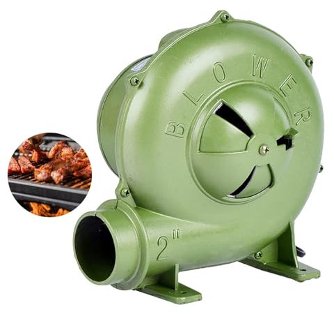 Ventilateur Électrique De Cheminée 220V Pour Barbecue - Souffleur De Forge De Forgeron Électrique, Briquets À Charbon Forge BBQ, Pour Camping Randonnée Cuisson Feu ​Soufflet Outils De Barbecue(350W)