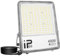 RIGIDON 1x 400W LED Strahler Außen mit Stecker, 40000LM Außenstrahler, 6000K Kaltweiß IP66 Wasserdicht LED Fluter Scheinwerfer Flutlicht für Garten, Innenhöfe, Garage, Terrassen, Hof (1.5M Netzkabel)
