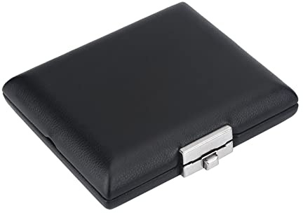 Caja Contenedora de Cañas para Fagot, Funda de Cuero PU Resistente, Ranura para 3 Cañas, Amantes del Fagot Negro