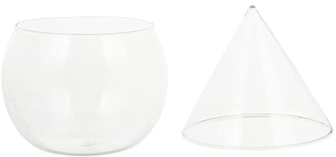 Cabilock Cocktailglas aus Lebensmittelechtem Glas Stabiles Stehpokal mit Rundem Boden Transparenter Dessertbecher für Cocktails und Rotwein Wackelfrei für Bar und Haushalt
