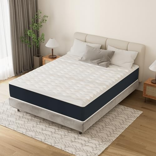 Stanew Matelas 140x200, Mousse 28 cm et Matelas Mousse à Mémoire de Forme,Parfait Soutien Haute Resil,Respirant,7 Zones,Réversible à Deux Faces,Épaisseur 28 cm (140x200x28)