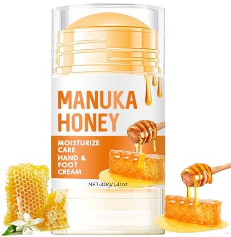 Intensive Honey Foot Cream, Foot Cream for Cracked Heels and Dry Skin, Cracked Heel Repair Cream, Skin Care Hands & Feet, Foot Moisturiser for Deep Hydration, Fast-Acting