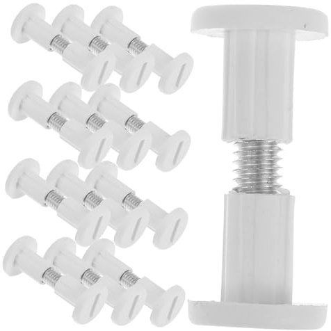 LIFKOME 50piezas Sujetadores Tablero Muebles Tornillos Tuercas Fijación Herrajes Conexión Tableros Tornillos Union