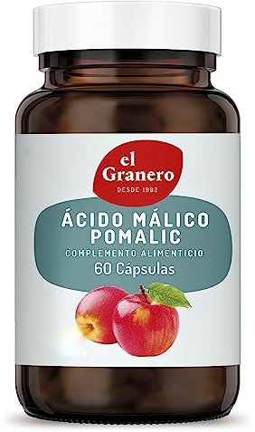 El Granero Integral - Pomalic - 60 Cápsulas - Elaborado a Base de Ácido Málico y Manzana - Incremento de la Energía - Ideal para Deportistas