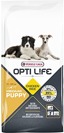 VERSELE-LAGA - Opti Life Puppy - Croquettes pour Chiots - Moyenne Races - 12,5kg