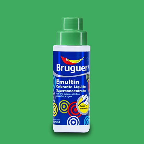 Bruguer Emultín Colorante Líquido Superconcentrado para pinturas y esmaltes Verde Hierba 100 ml
