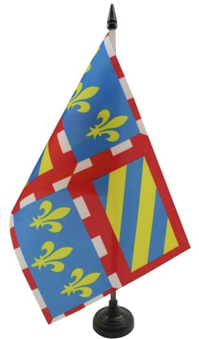 AZ FLAG Bordsflagga Bourgogne 21x14 cm 100D Polyester Plastfot