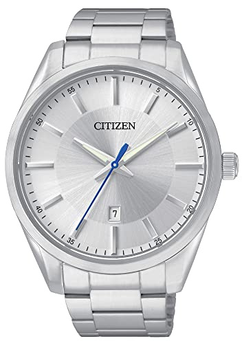 Citizen Quartz Mens Watch, Stainless Steel, Classic, Silver-Tone (Model: BI1030-53A)