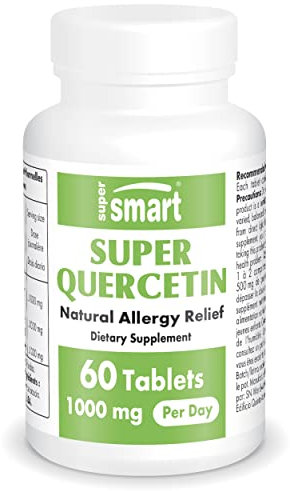 Super Quercetin - Reduziert Allergien - Stärkt die Immunität - 70% besser absorbiert als herkömmliches Quercetin - 60 vegane Kapseln - Supersmart