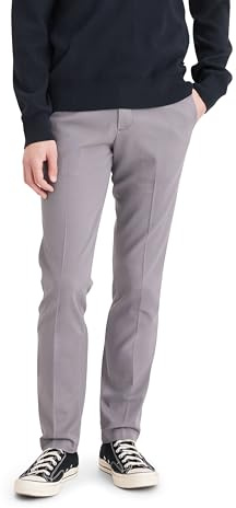 Dockers Easy Khaki Slim Fit, Pantaloni Uomo, Burma Grey, 36W / 30L