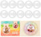 20 Pack Circle Shaker Domes for Card Making Peel-Away Adhesive Circle Clear Plastic Dimensional Domes for Shaker Card Making Paper Crafting Shaker Window Blister Puffy Shaker Covers 1/4 Diameter