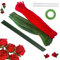 Barlone 200 Stück 2 Farben Pfeifenputzer Bunt Set, für Rosensträuße Pfeifenreiniger Blumen Set, mit 10 Stück Grün Basteldraht,1 Stück Klebeband,2 Stück Klebestifte, für DIY Pipe Cleaner Flower Set